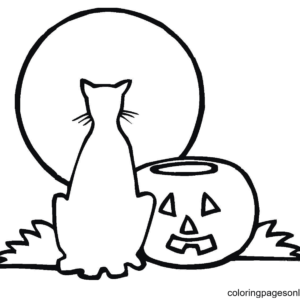 Jack o lantern coloring pages printable for free download