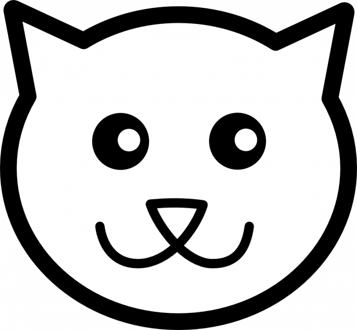 Transparent cat emoji