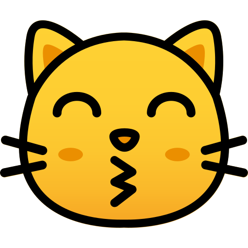 Cat face generic lineal color gradient icon