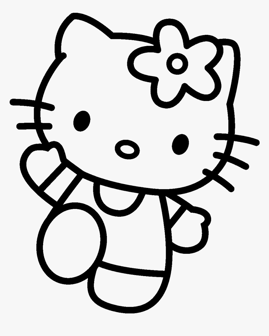 Hello kitty mermaid coloring pages coloring pages for hd png download transparent png image