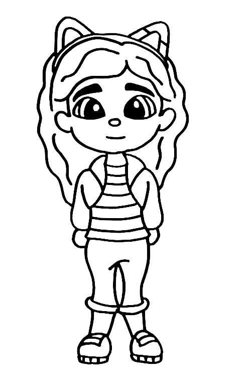 Gabbys dollhouse coloring pages