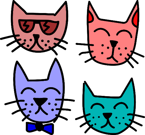 Cat printable stickers free printable papercraft templates