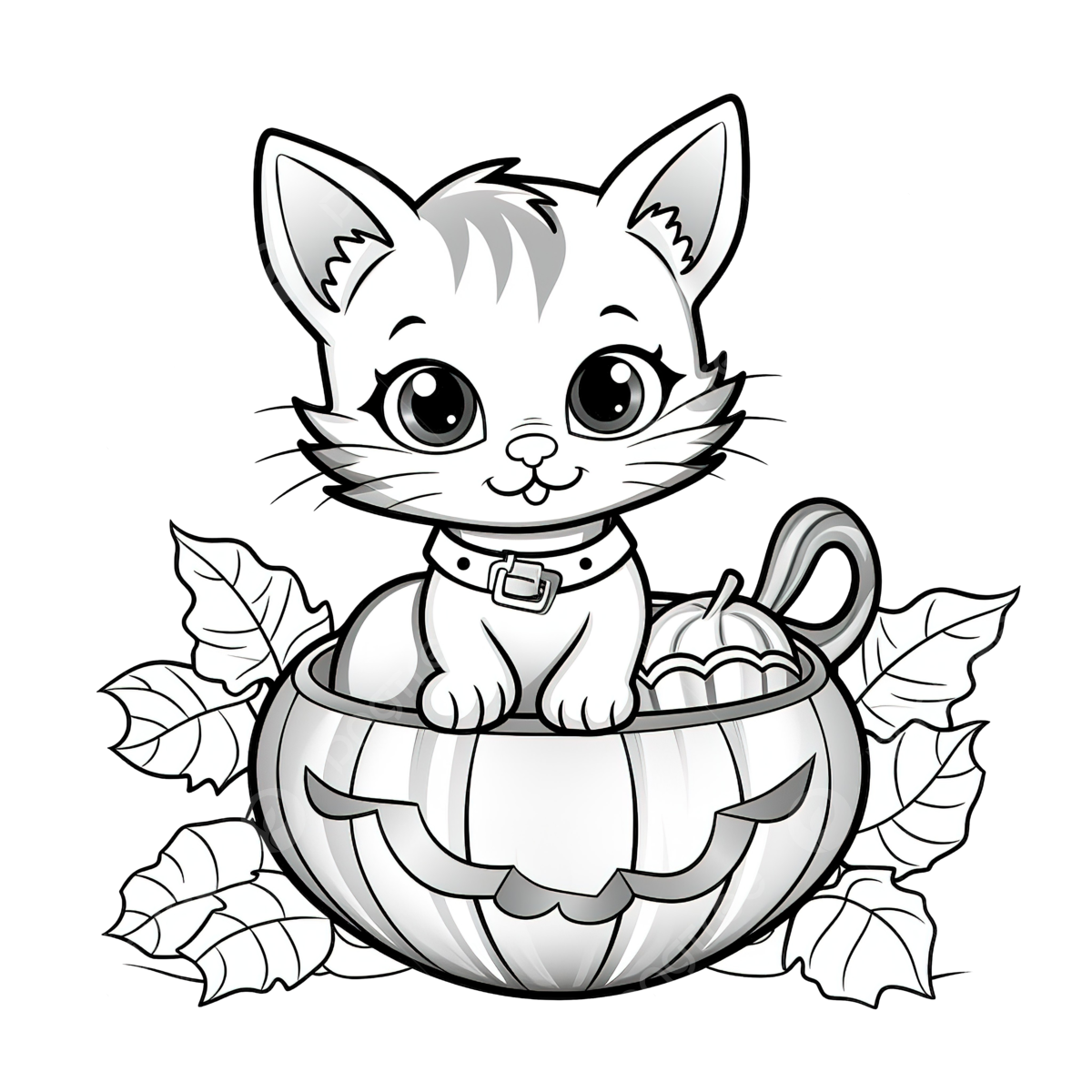 Anime cat outline png transparent images free download vector files