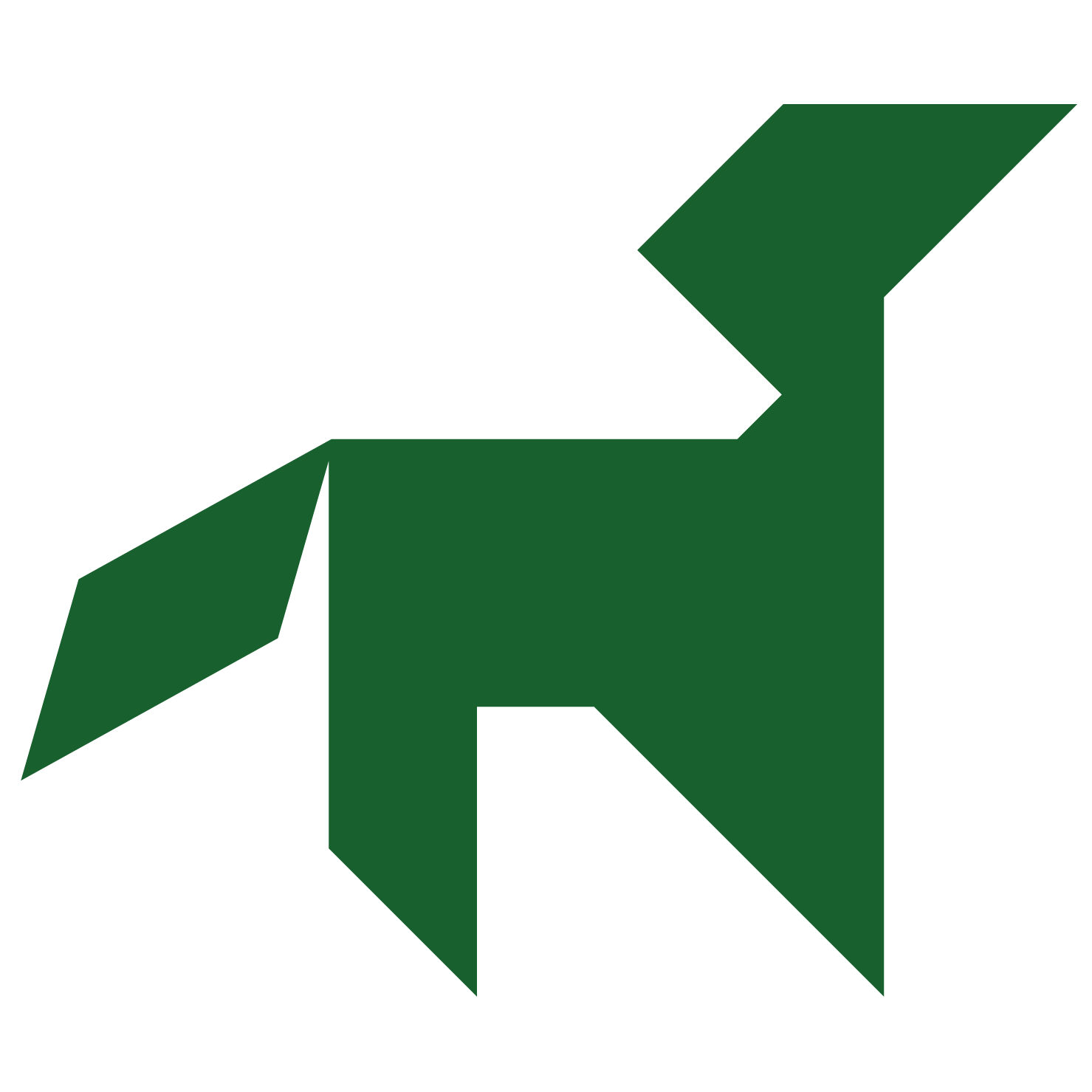 Tangram koira muoto ja ratkaisu ãlypelejã