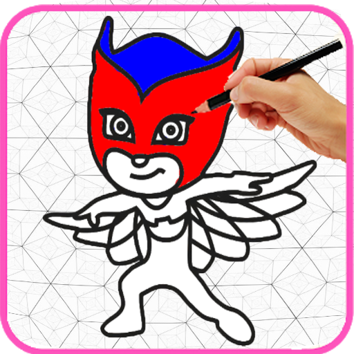 About coloring pages for pj hero masks google play version