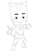 Pj masks coloring pages free coloring pages