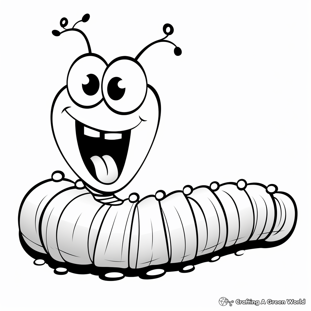 Inchworm coloring pages