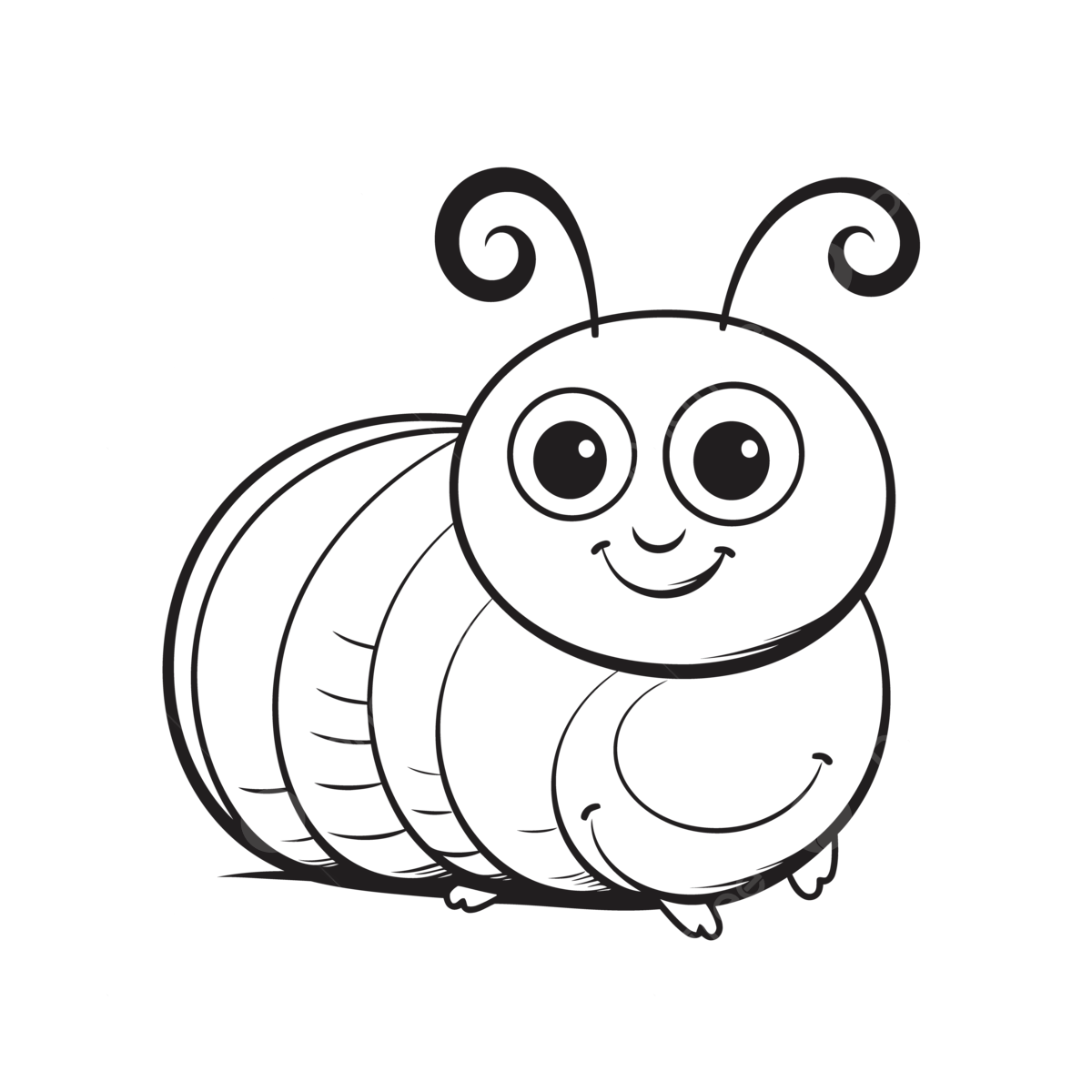 Cute cartoon caterpillar coloring picture outline sketch drawing vector cat drawing car drawing cartoon drawing png and vector with transparent background for free download