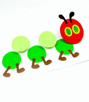 Caterpillar kid crafts