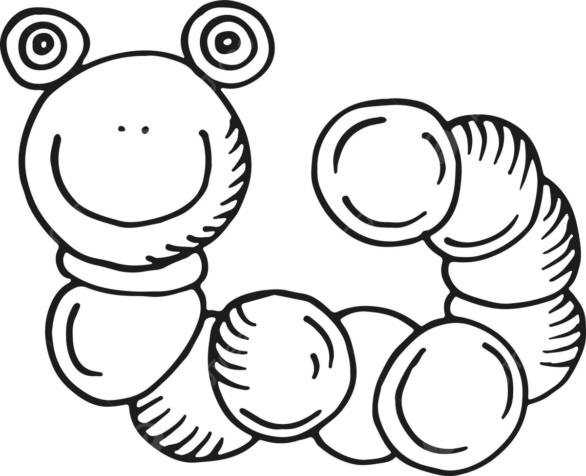 Caterpillar toy pen sketch funny baby character kids hand grapc vector kids hand grapc png and vector with transparent background for free download