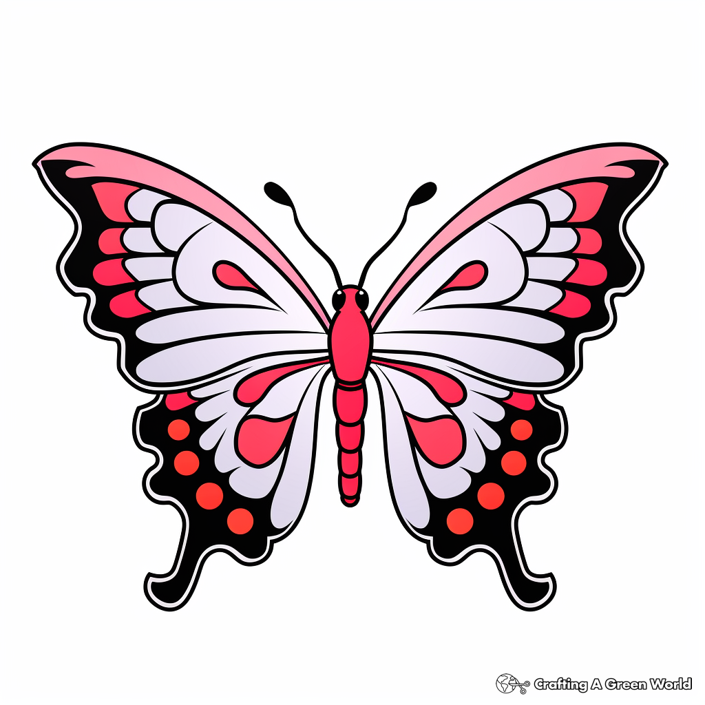 Butterfly coloring pages