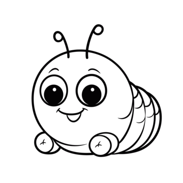 Black and white cartoon caterpillar coloring page outline sketch drawing vector colorful caterpillar drawing colorful caterpillar outline colorful caterpillar sketch png and vector with transparent background for free download