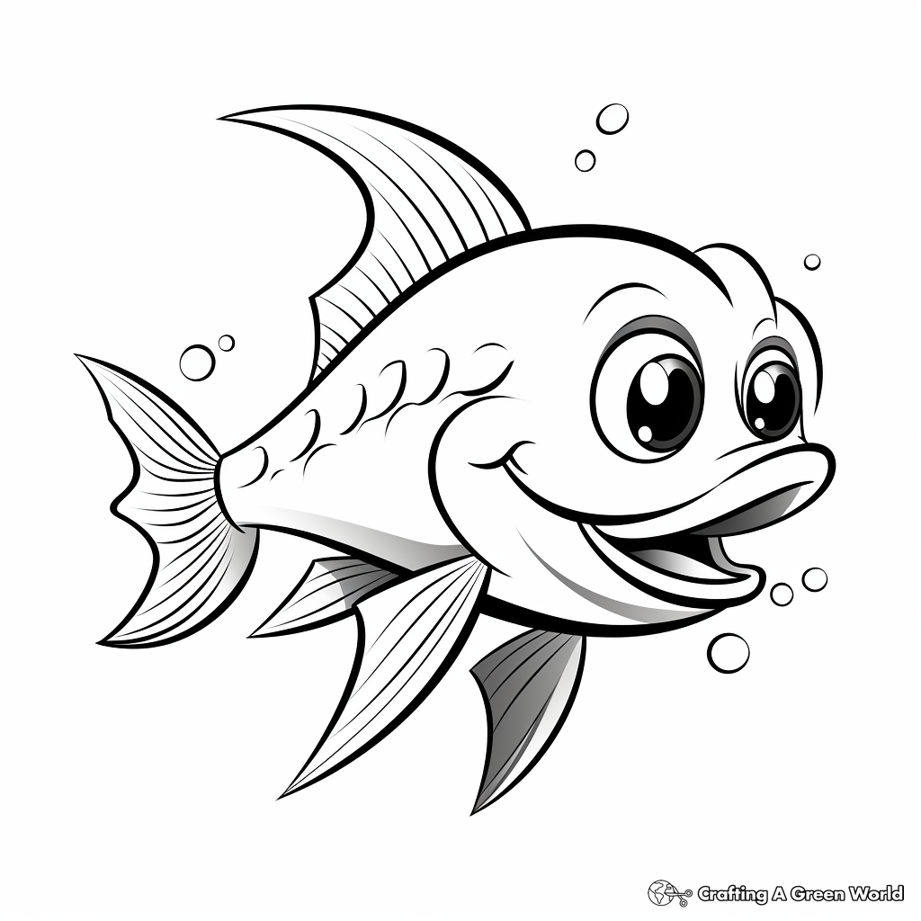 Catfish coloring pages
