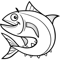 Fish coloring pages