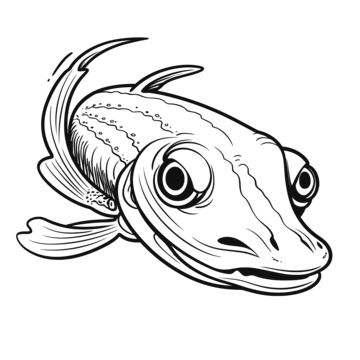 Fish colored outline png transparent images free download vector files