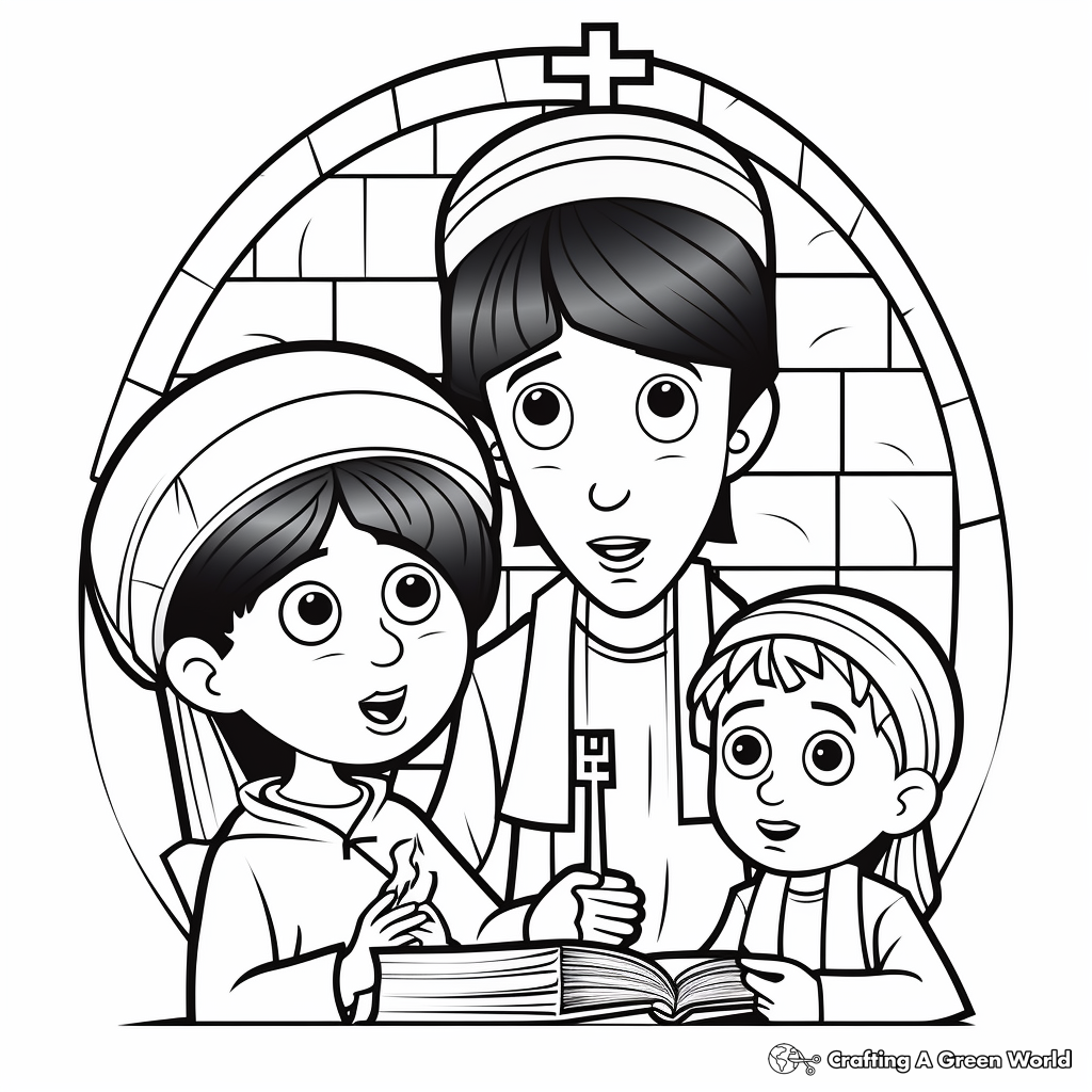 Ash wednesday coloring pages