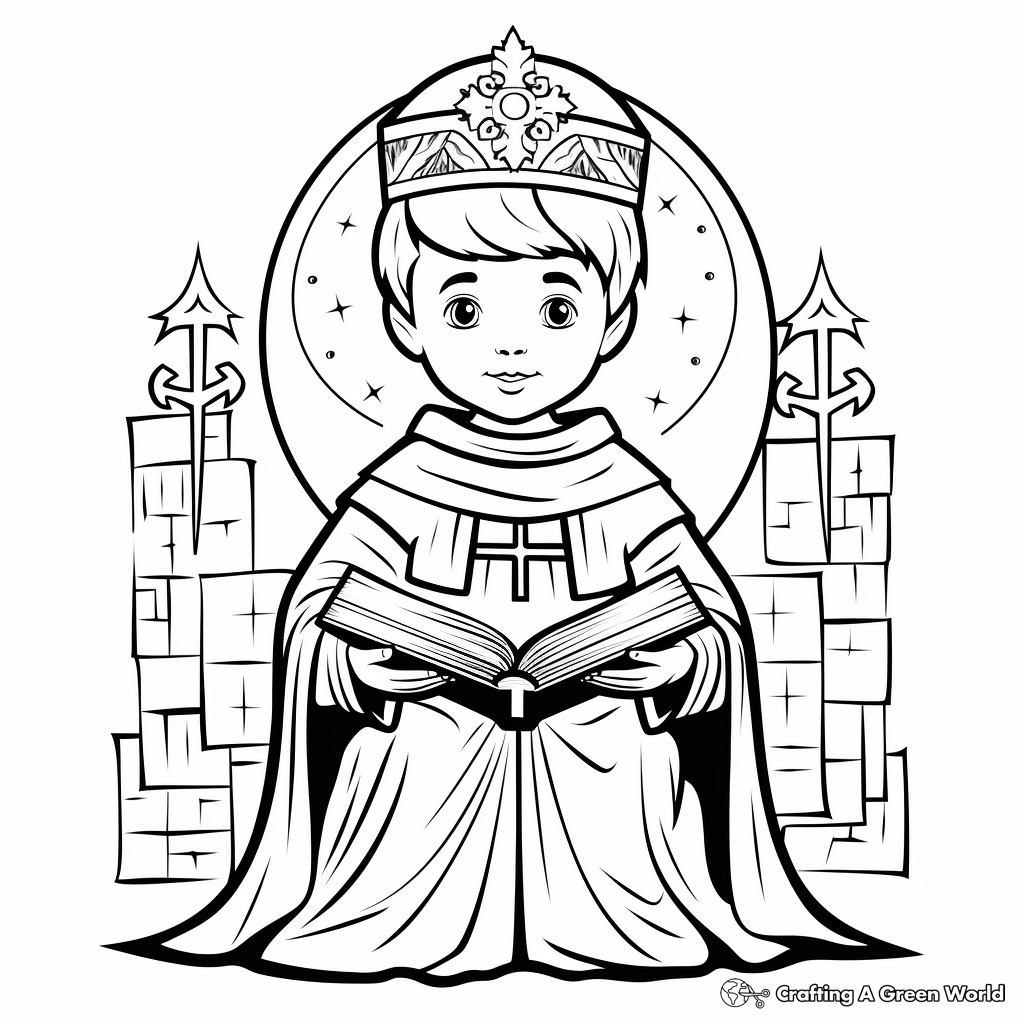 All saints day coloring pages