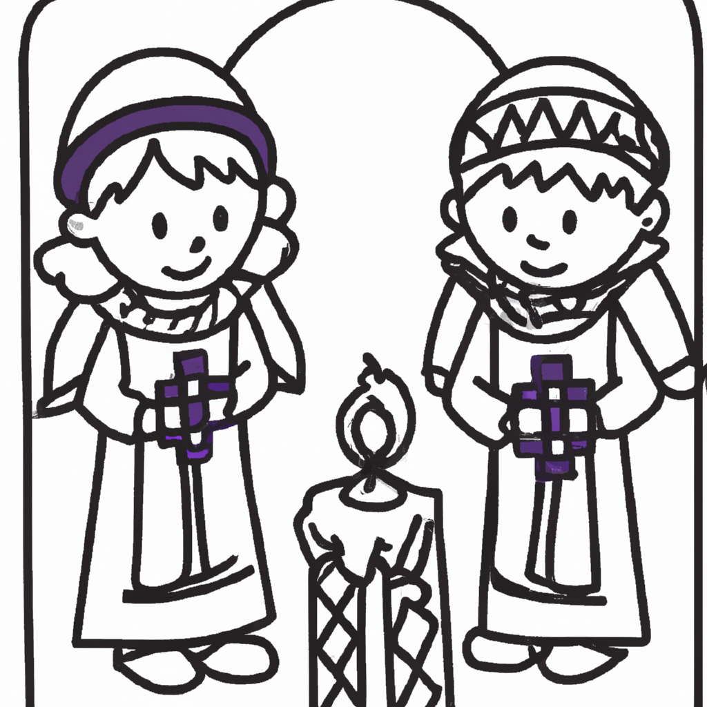 Rosary coloring pages