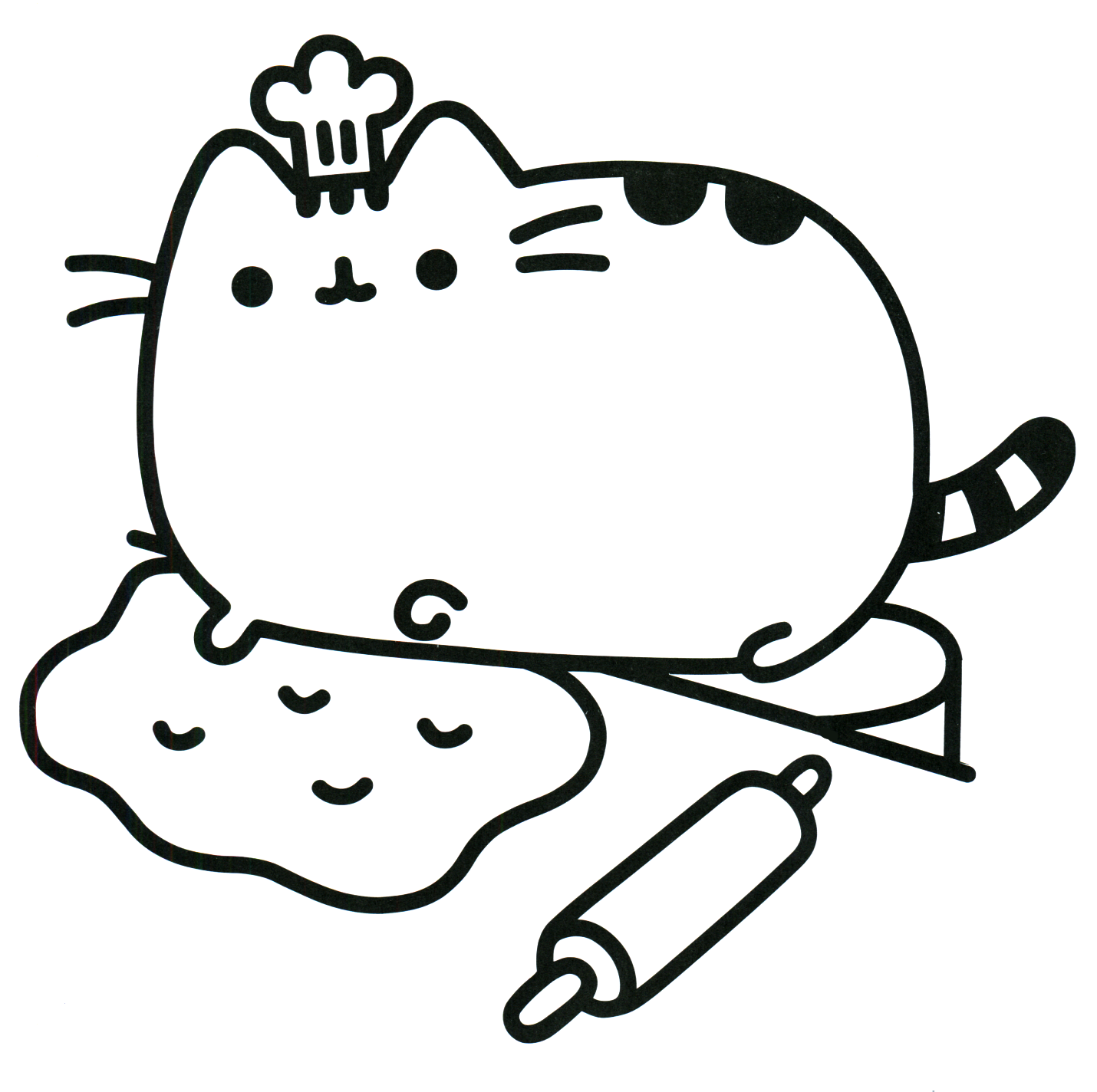 Free printable cat coloring pages for kids