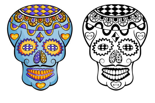 Calavera png vector psd and clipart with transparent background for free download