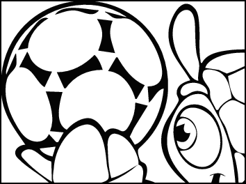 Mascota del mundial fuleco para colorear