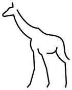 Giraffes coloring pages free coloring pages