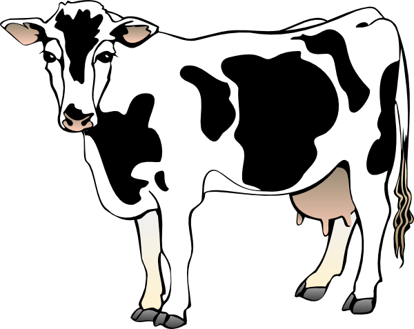 Cattle drive clipart