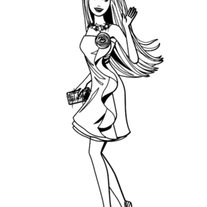 Barbie coloring pages printable for free download