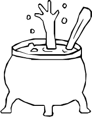 Free witches cauldron clipart