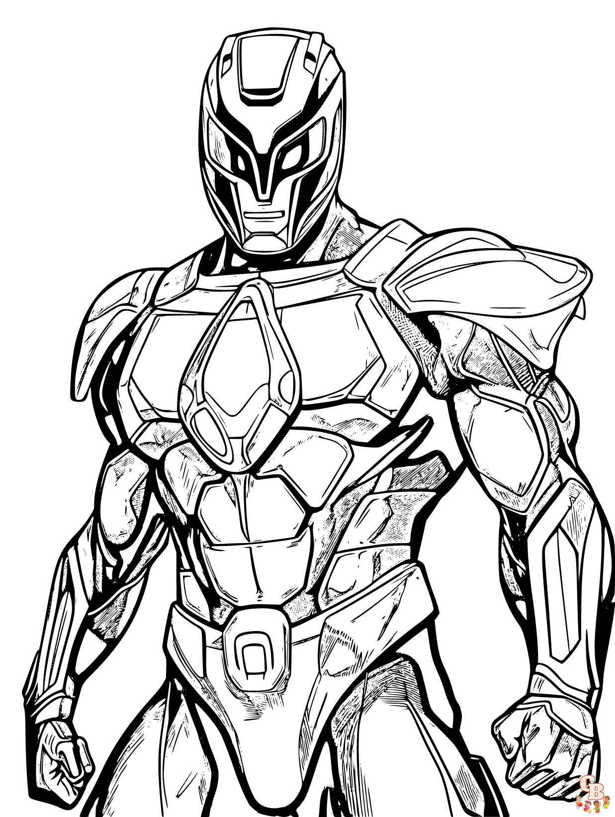 Power rangers pagini de colorat