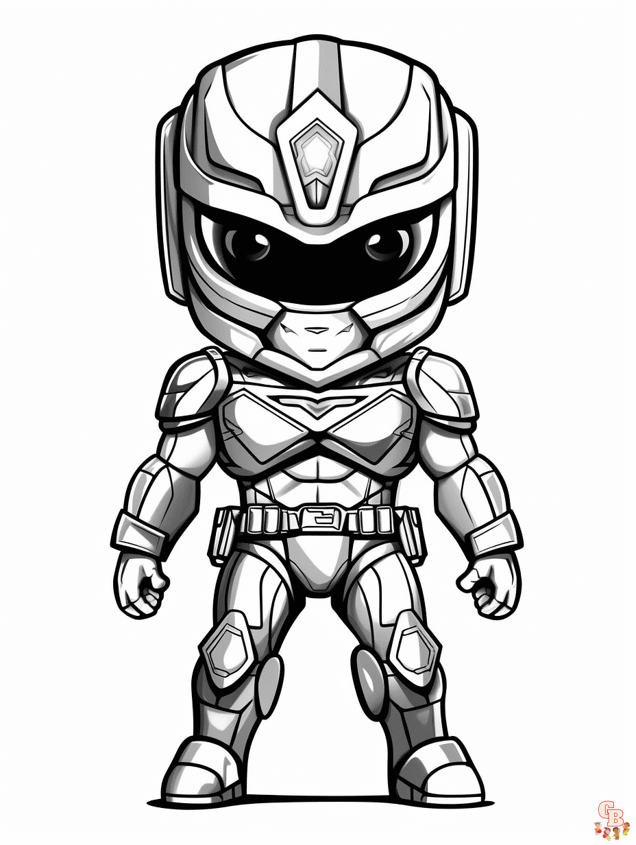 Power rangers pagini de colorat