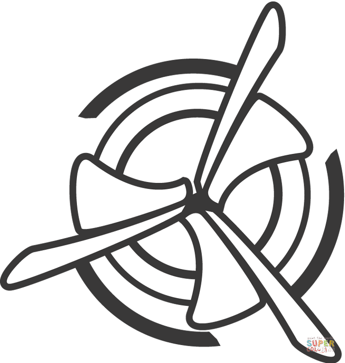 Fan and air flow coloring page free printable coloring pages