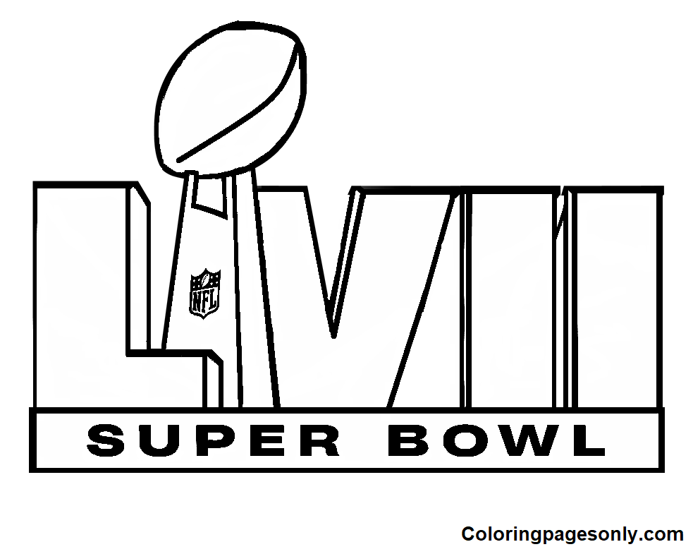 Super bowl coloring pages printable for free download