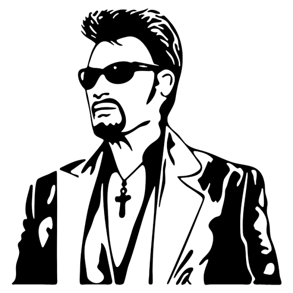 Coloring page johnny hallyday celebrities â printable coloring pages