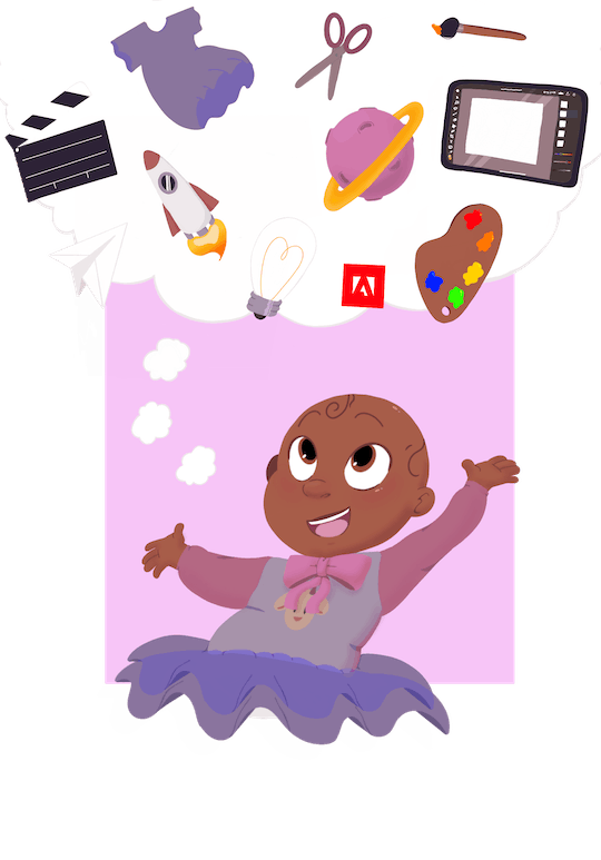 Serena williams qai qai doll is now the star of a free coloring book