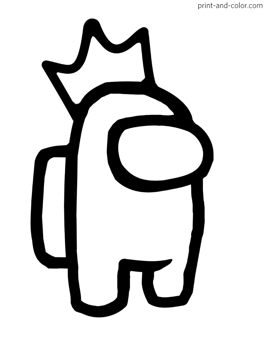 Among us coloring pages print and color