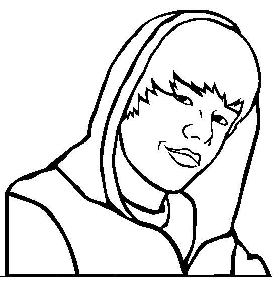 Coloring page justin bieber celebrities â printable coloring pages