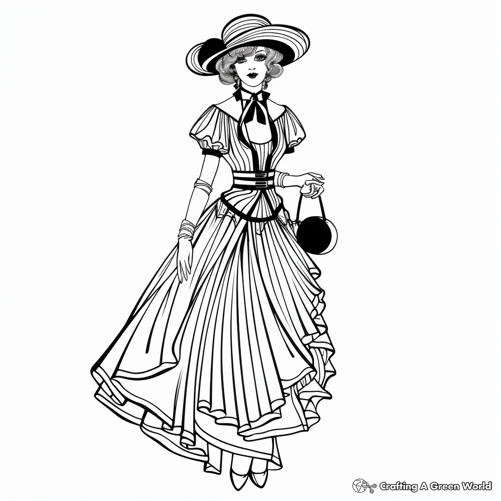 Fashion coloring pages