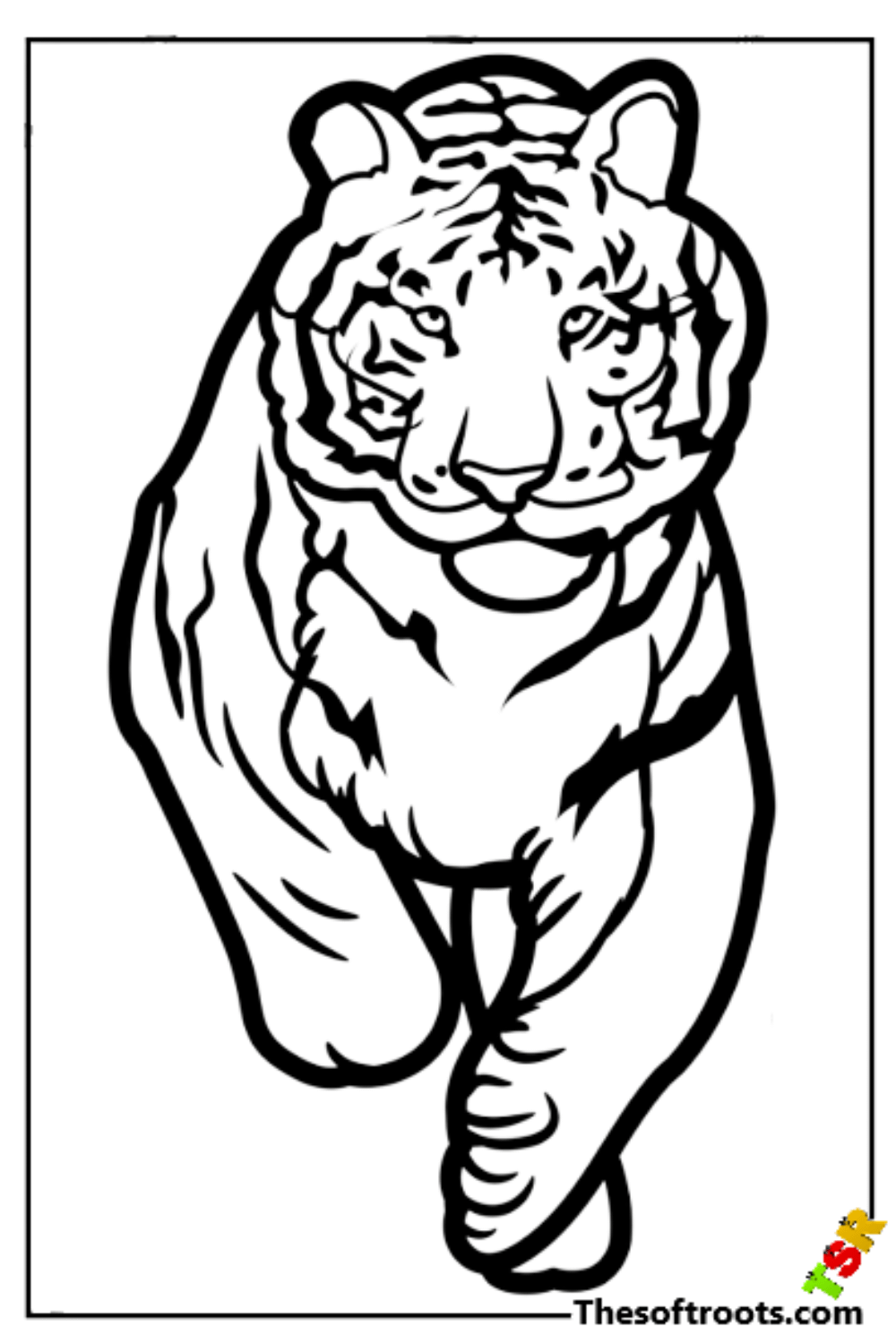 Printable tiger coloring pages rkidscoloringpages