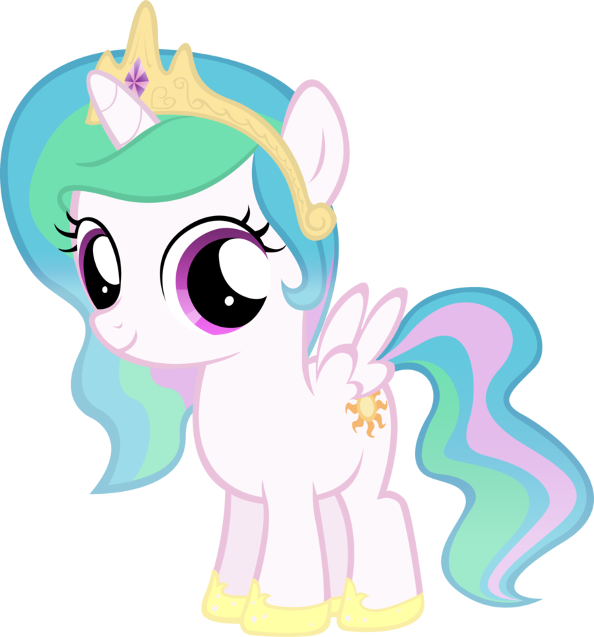 Celestia filly by moongazeponies on deviantart imagenes my little pony unicornios wallpaper dibujos de unicornios