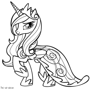 My little pony coloring pages print and color