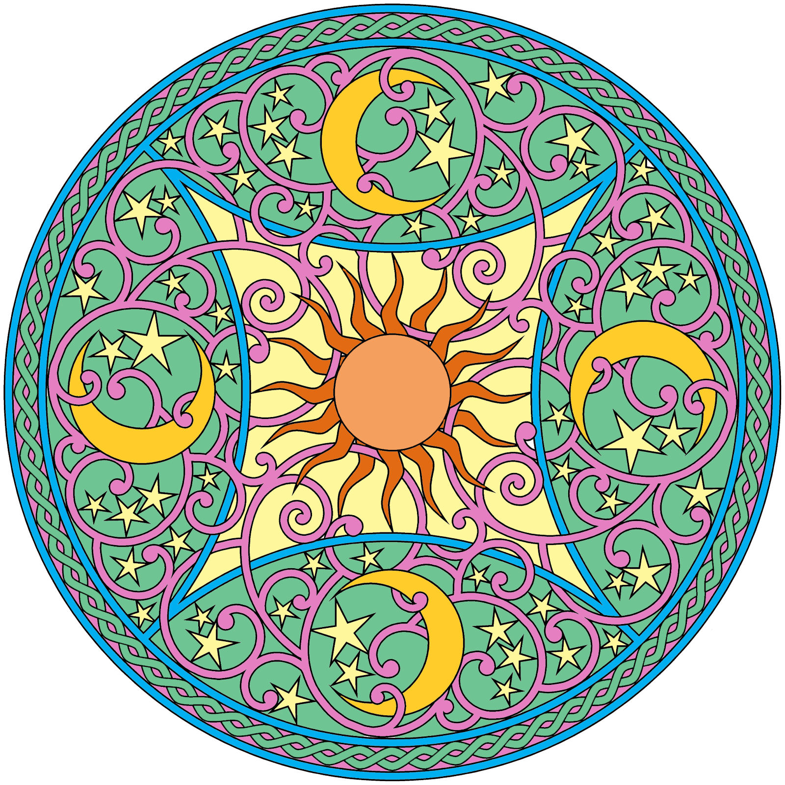 Pin by hayl cartwright on painting ideas moon stars art star art sun and moon mandala
