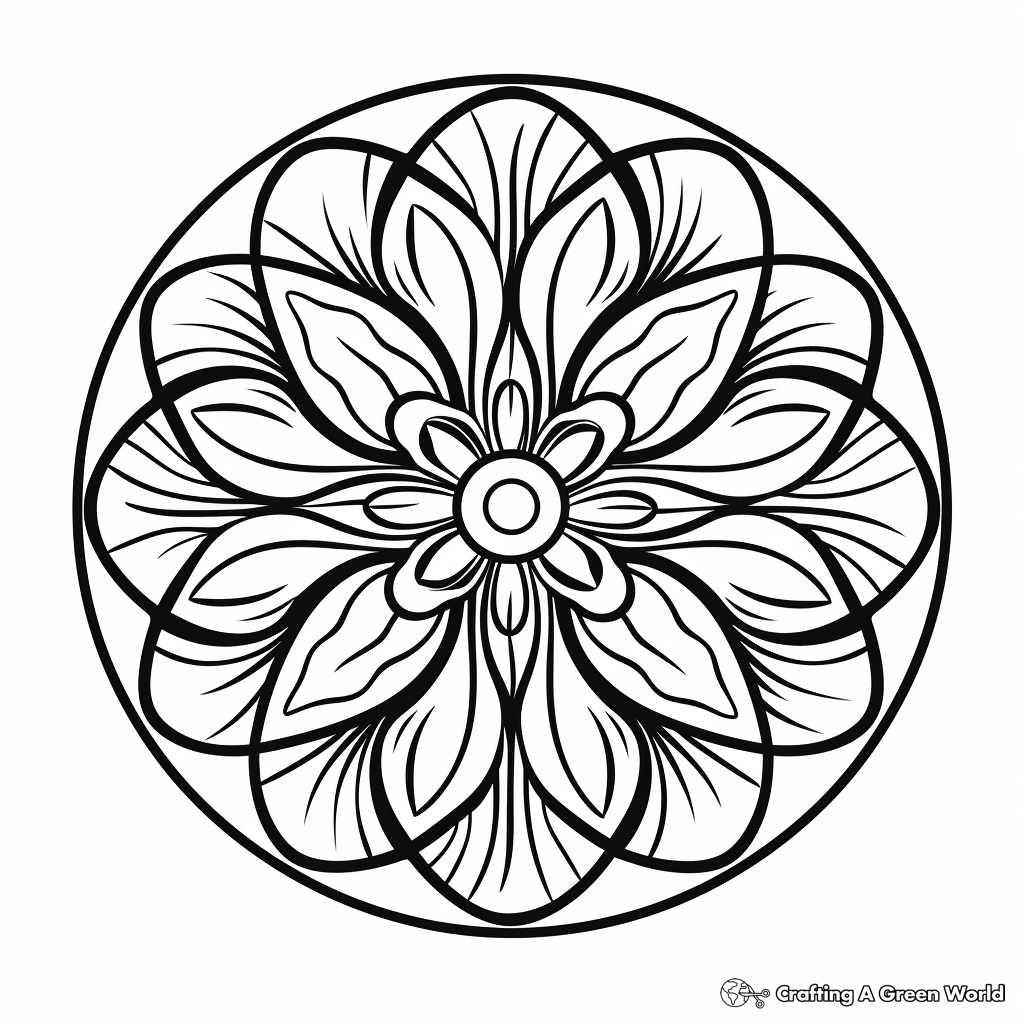 Abstract coloring pages