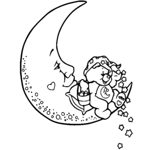 Moon coloring pages printable for free download