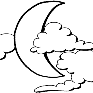 Moon coloring pages printable for free download