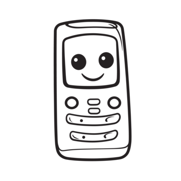 Cell phone outline png transparent images free download vector files