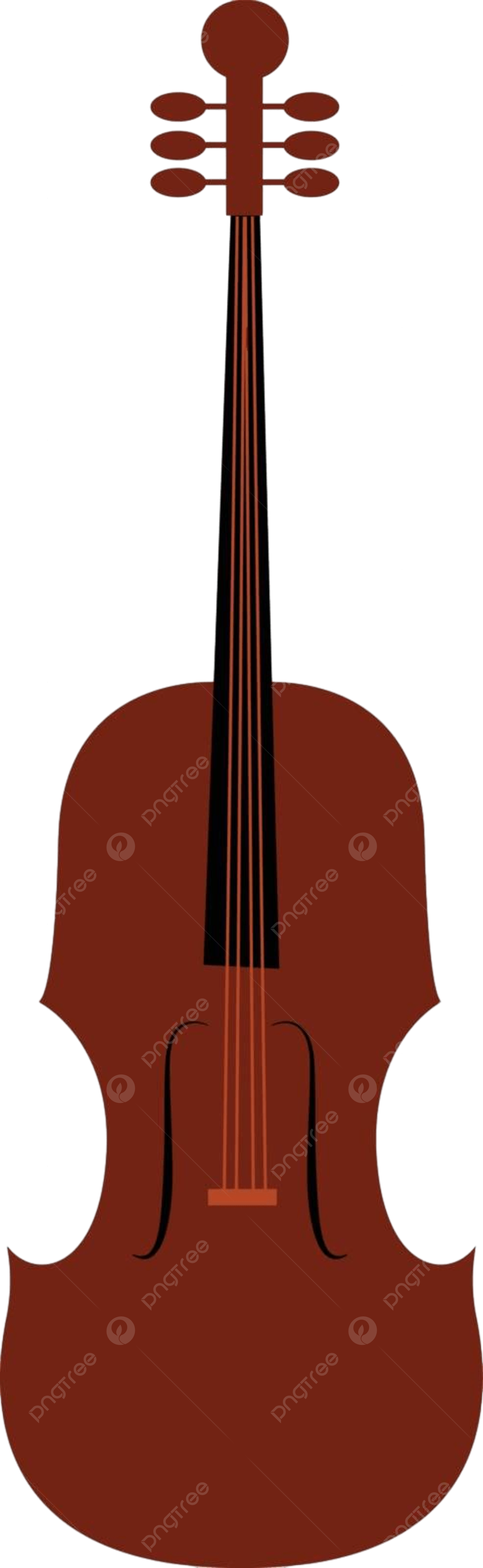 Vector or color illustration of violin clipart a musical instrument vector art floral drawing png and vector with transparent background for free download