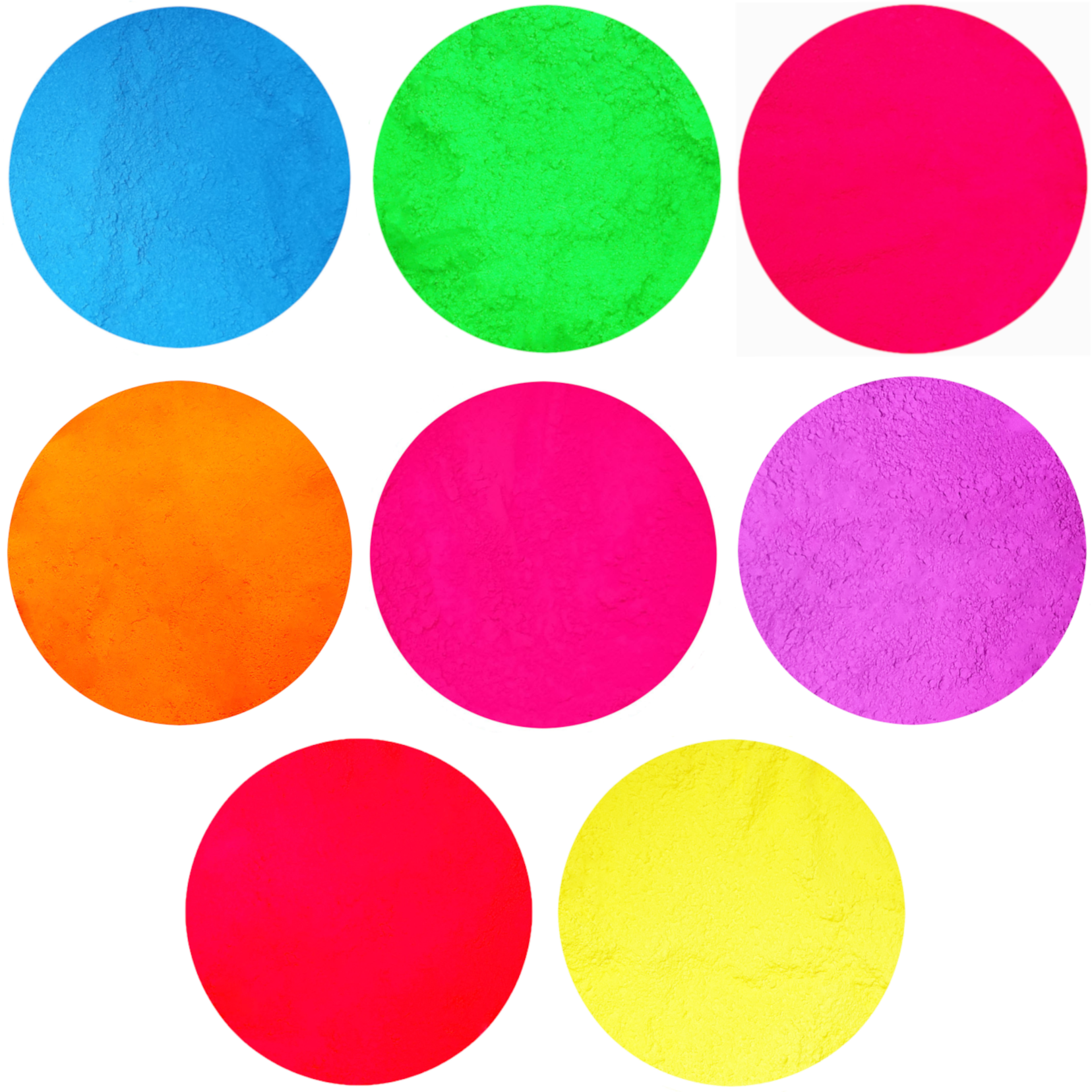 Neon fluorescent dye bundle lours candles wax melts smetics â truly personal