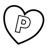 Celtic style letter p coloring page free printable coloring pages