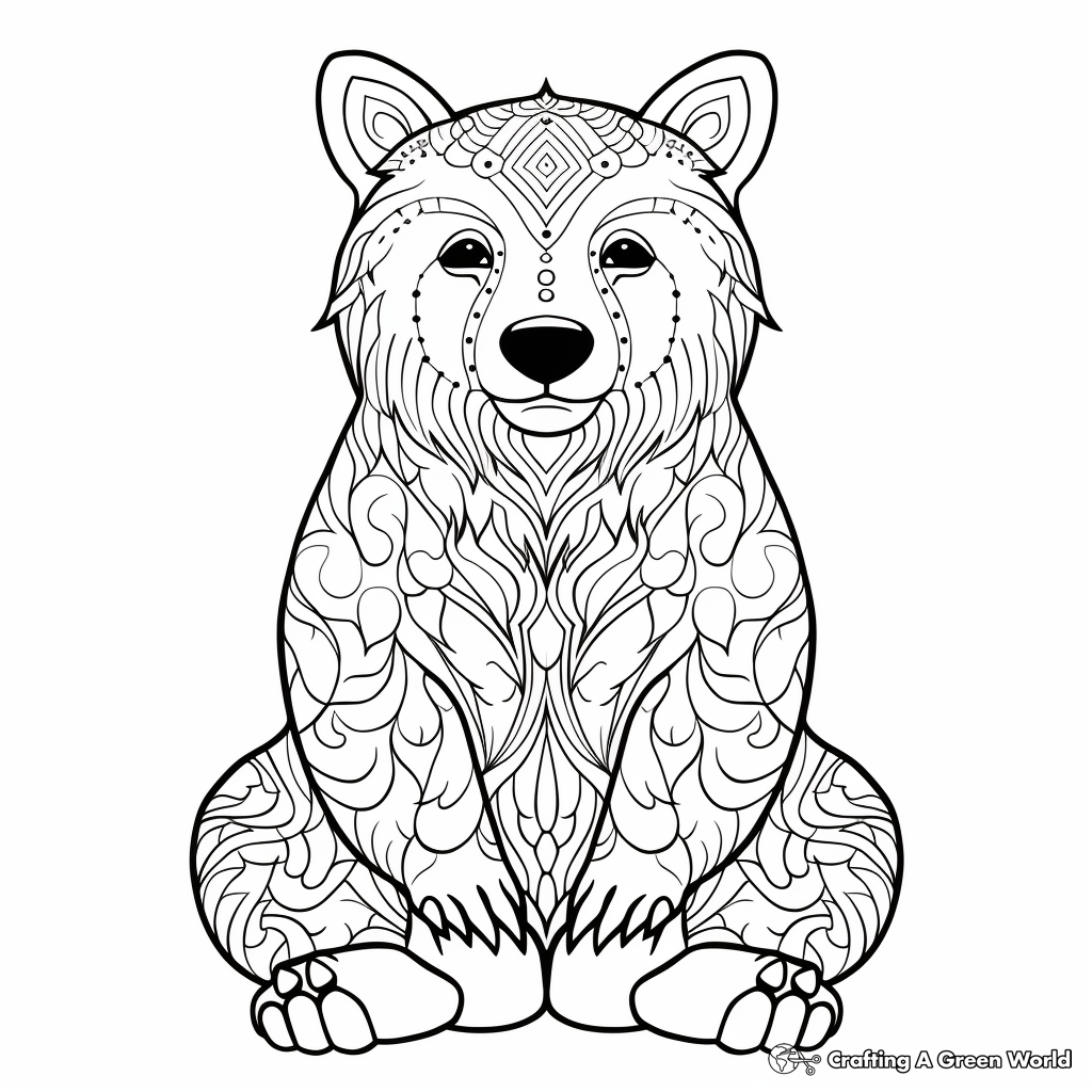 Spirit animal coloring pages
